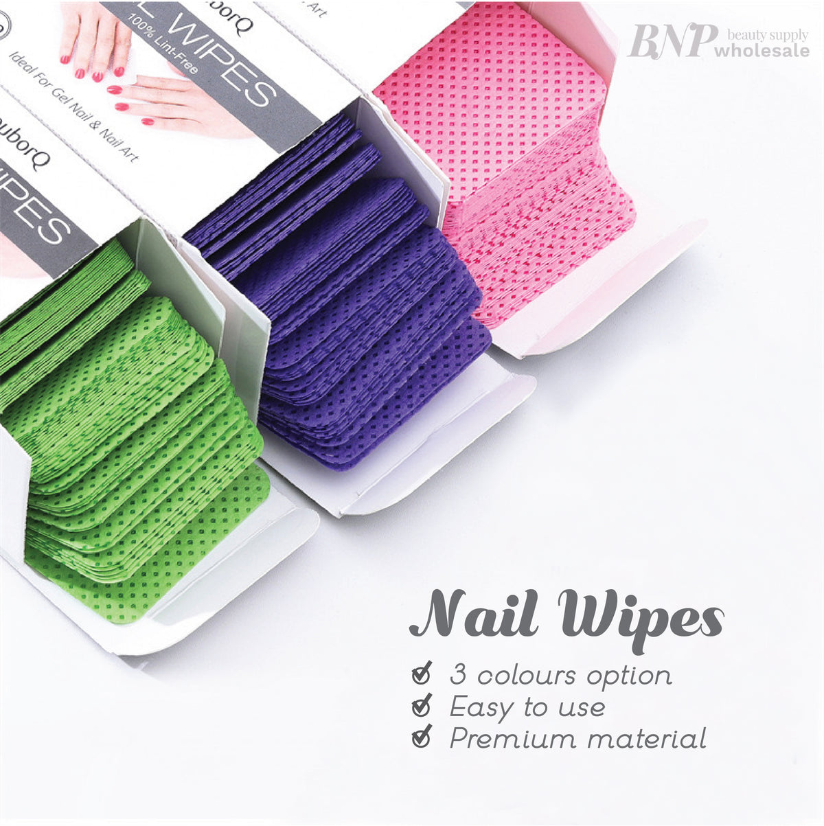 Lint Free Nail Wipes For Gel Removal