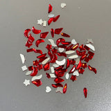 Assorted packaging Red crystal (50pcs)