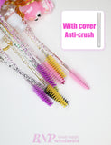 Portable Mascara Brush Keychain with Cover