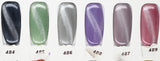 [Present] Gel Polish Crystal Cat Eye Collection (#484-#489)