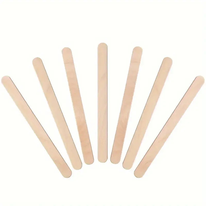 Wooden Beauty Spatula Set for Wax Coating and Scraping 100pcs