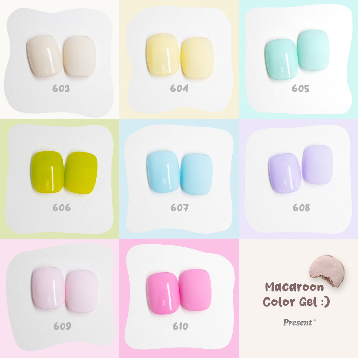 [Present] Macaroon Collection（603~610）