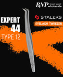 STALEKS PRO EXPERT 44 PROFESSIONAL EYELASH TWEEZERS