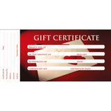 Gift Certificate 50pcs + Envelope 25pcs Package