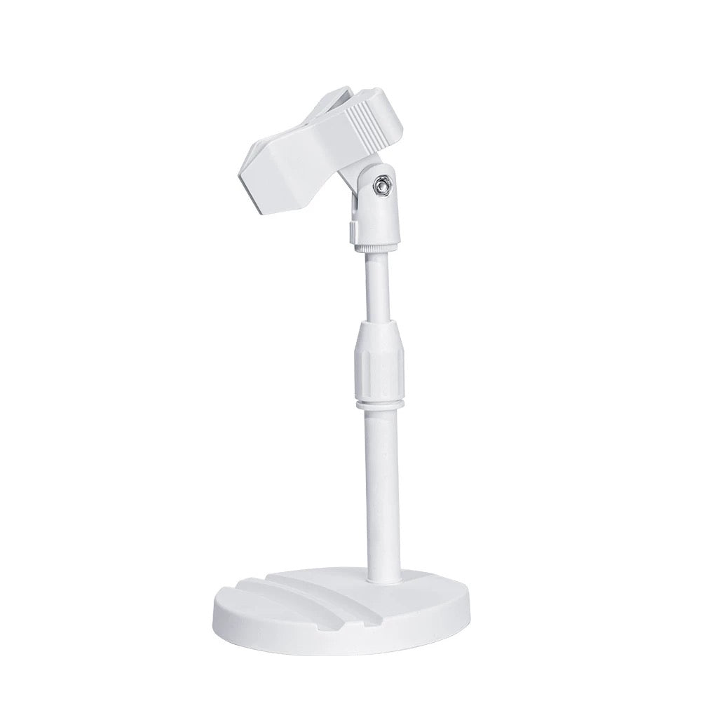 Led Light/Phone/Mic Clamp Lifting Stand with Phone Stand