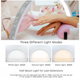 Half Moon LED eye protection fill lamp for Nail/Eyelash extension