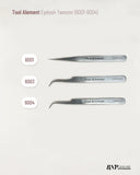 tool alement Stainless steel eyelash tweezer silver