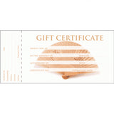 Salon Gift Certificate 50pcs + Envelope 25pcs set