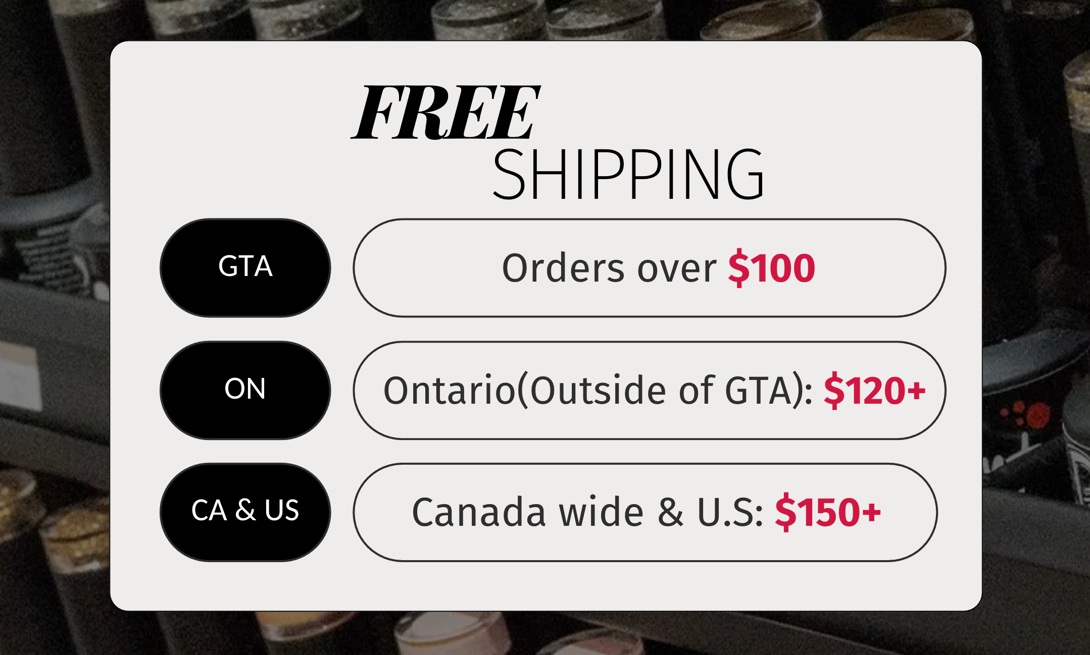 Free Shipping Policy