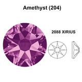 [Swarovski] Flat Back Crystal Amethyst(204) (variated sizes)