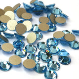 [Swarovski] Flat Back Crystal Aquamarine(202) (variated sizes)