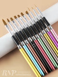 Nail Art Gel Brush Set (10pcs)