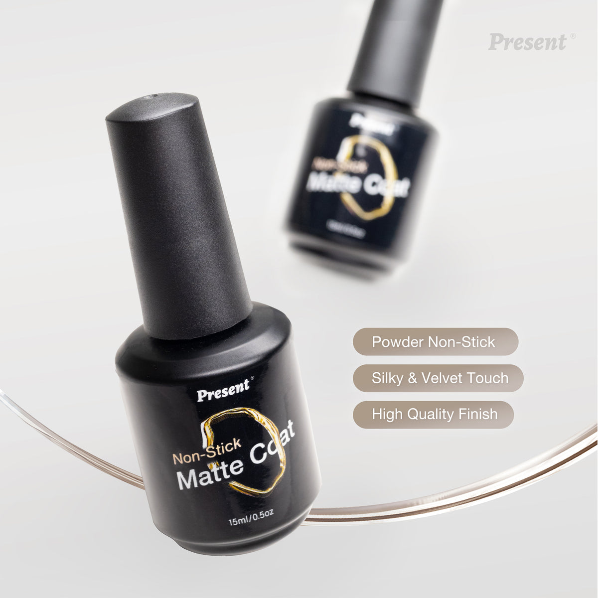 [Present] Non-stick Matte Top Coat(15ml)